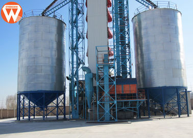 Il silo/pollame d'acciaio di stoccaggio del grano alimenta l'attrezzatura di produzione dell'alimentazione del silo